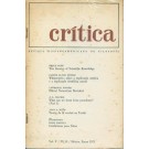 Crítica - Revista Hispanoamericana de Filosofia - Volume V - N° 13