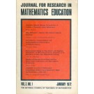 Journal for Research in Mathematics Education - Volume 3 - N° 1